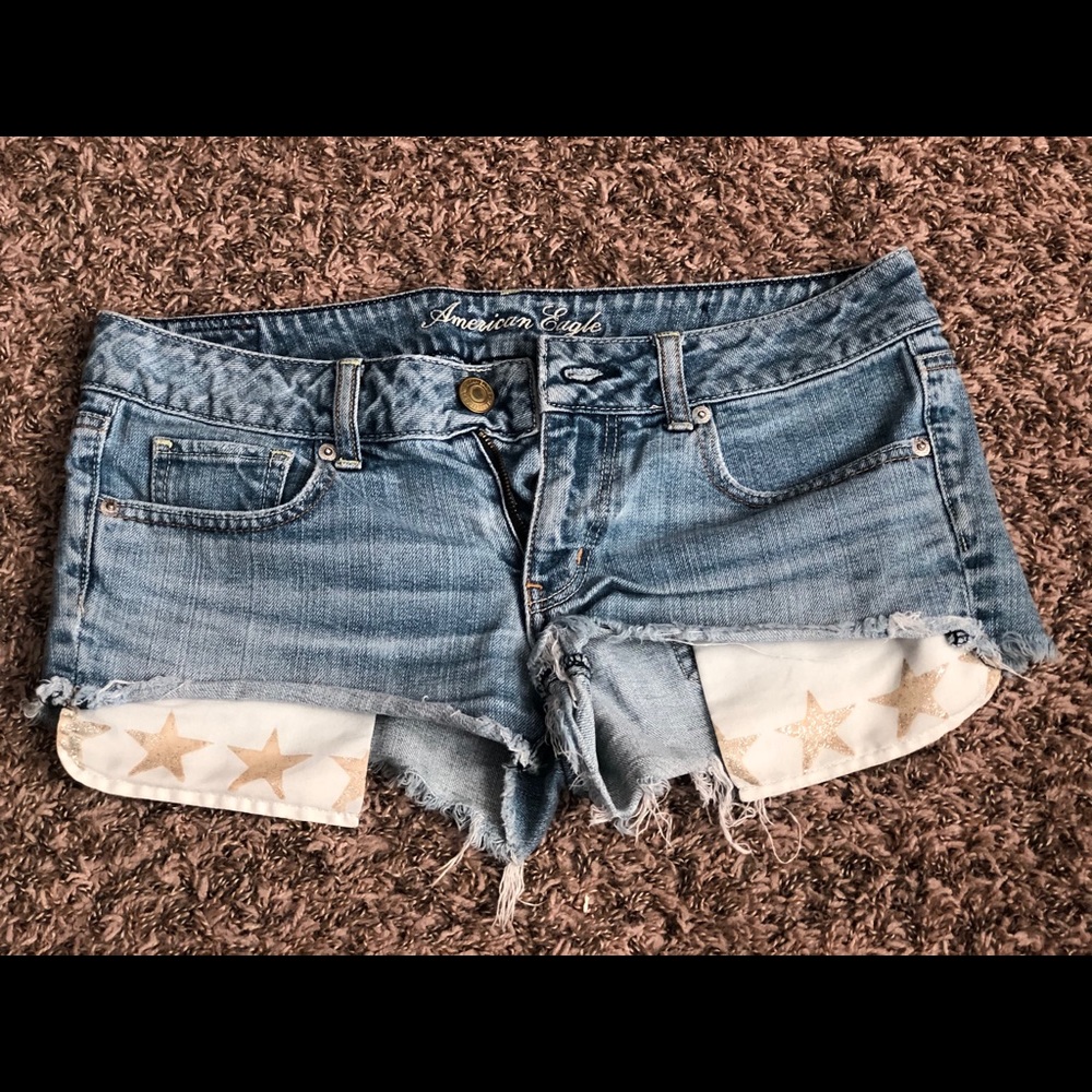 AE Light Denim Jean Short
